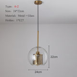 Loft Glass Moderness Hanging Light